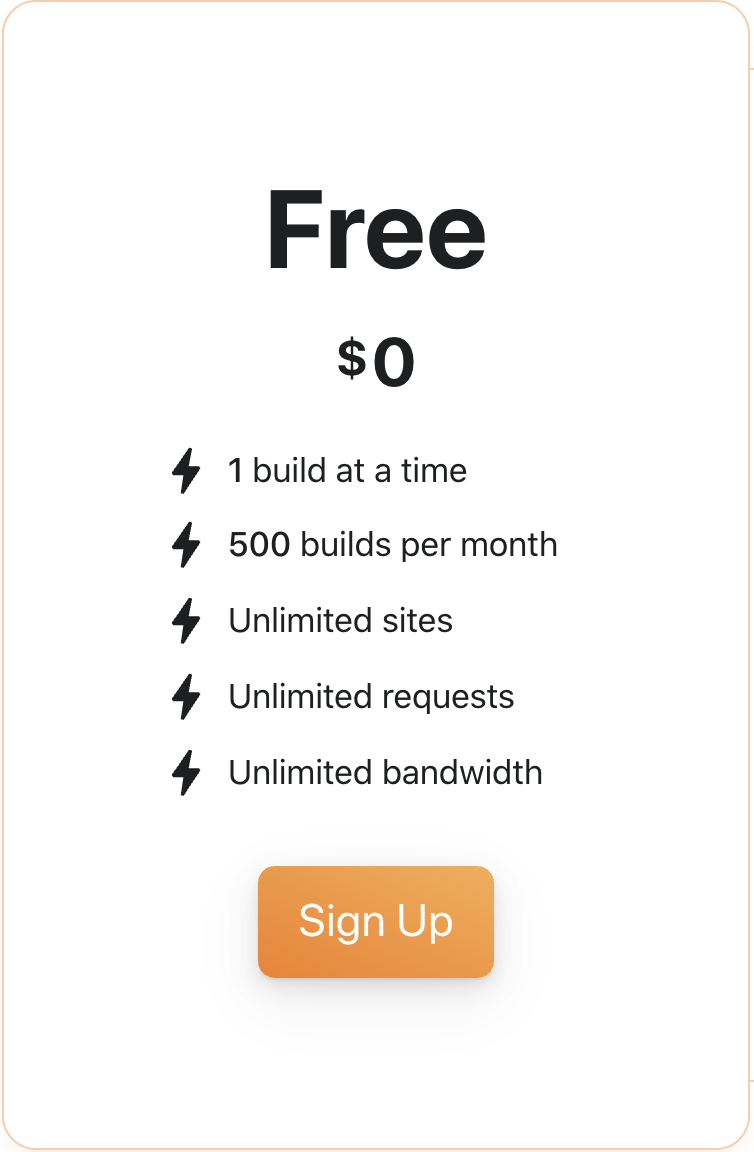 Cloudflare PagesのPricing
